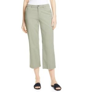 ATM Enzyme Wash Crop Boyfriend Pants In Grass NWT $295